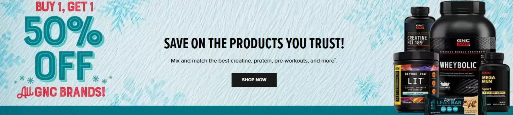 GNC flyer (valid until 17-12)