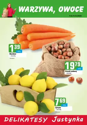 Delikatesy Justynka gazetka (ważność do 14-12)