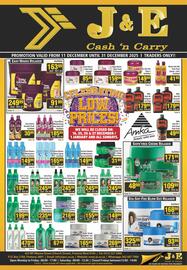 J&E Cash and Carry catalogue Page 1