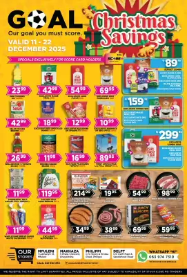 Goal Supermarket catalogue (valid until 22-12)