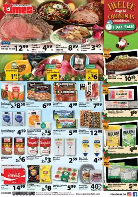 Times Supermarkets weekly ad (valid until 16-12)