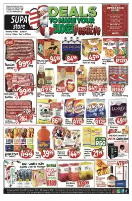 Supa Store catalogue (valid until 8-01)