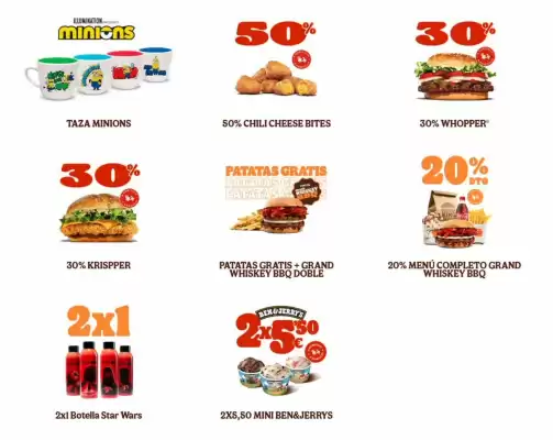 Folleto Burger King (válido hasta el 21-12)