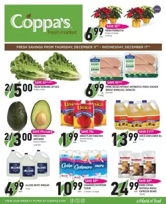 Coppa's Fresh Market flyer (valid until 17-12)