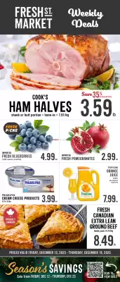 Fresh St Market flyer (valid until 17-12)