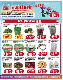 Yuan Ming Supermarket flyer week 50 Page 1