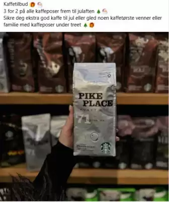 Starbucks kundeavis (gyldig til 14-12)
