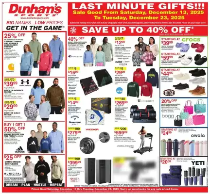 Dunham's Sports weekly ad (valid until 23-12)