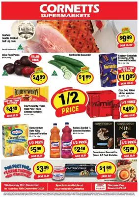 CORNETTS catalogue (valid until 16-12)