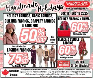 Fabricland flyer Page 1