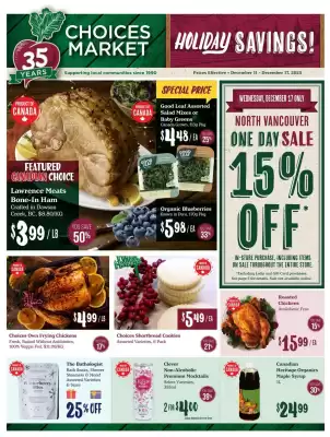 Choices Market flyer (valid until 17-12)