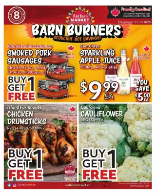 Red Barn Market flyer (valid until 17-12)