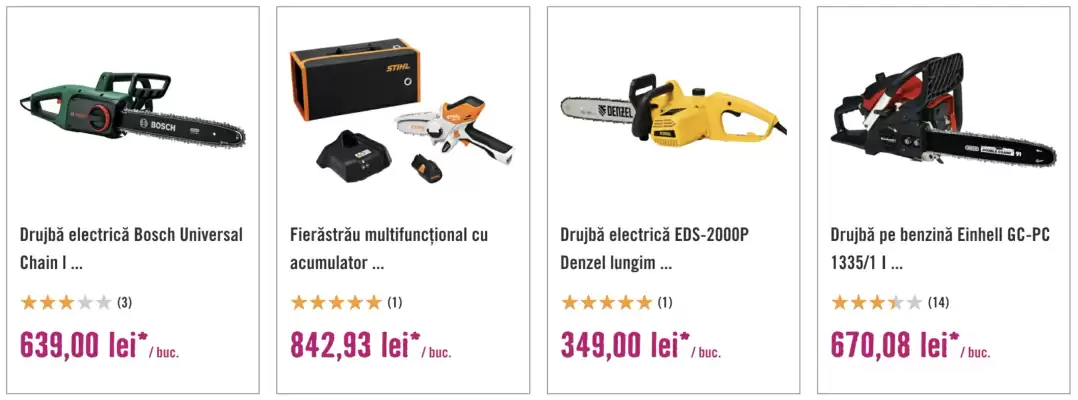 Magazine Hornbach (valid până la 17-12)