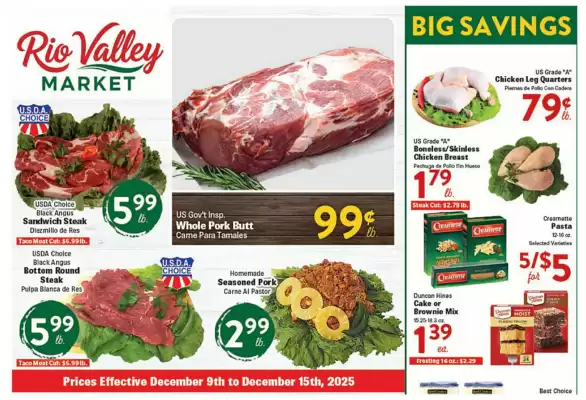 Rio Valley Market weekly ad (valid until 15-12)