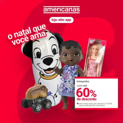 Encarte Lojas Americanas (válido até 31-12)