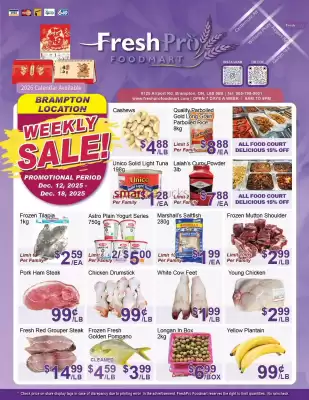 FreshPro Foodmart flyer (valid until 18-12)