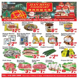Jian Hing Supermarket flyer week 50 Page 1