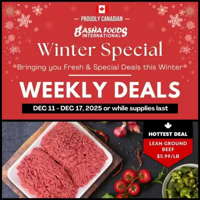 Basha Foods flyer (valid until 19-12)