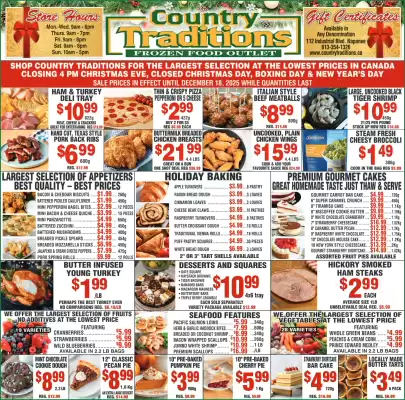 Country Traditions flyer (valid until 18-12)