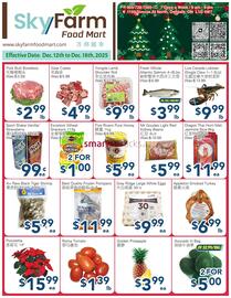 SkyFarm Food Mart flyer week 50 Page 1