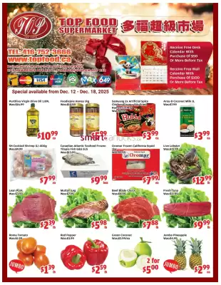 Top Food Supermarket flyer (valid until 18-12)