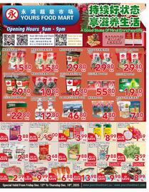 Yours Food Mart flyer week 50 Page 1