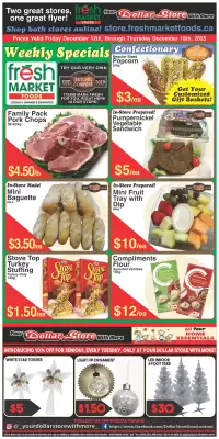 Fresh Market Foods flyer (valid until 18-12)