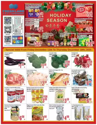 FreshLand Supermarket flyer (valid until 18-12)
