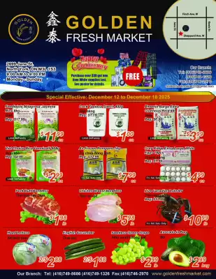 Golden Fresh Market flyer (valid until 18-12)
