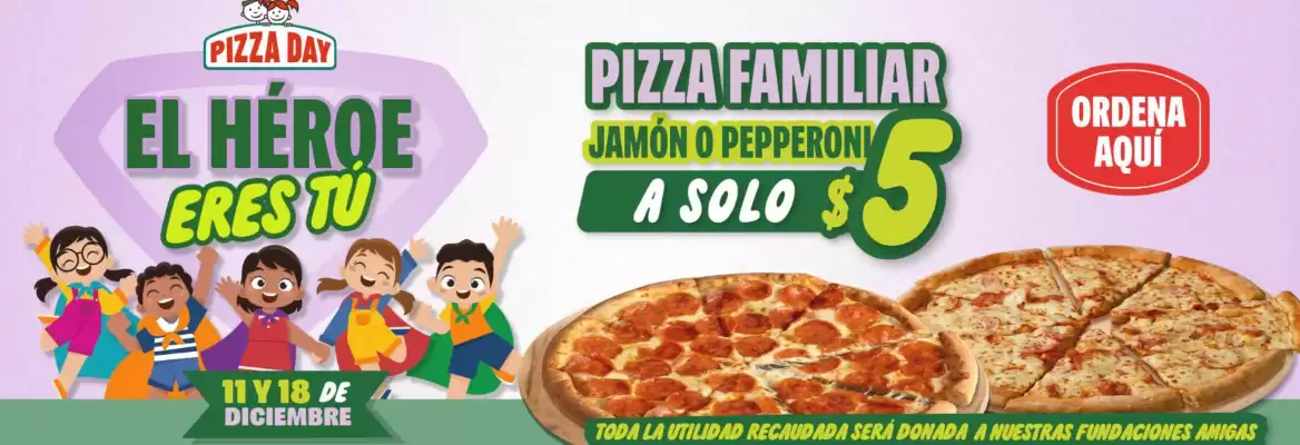 Catálogo Papa John's (válido hasta 18-12)