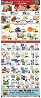Foodtown supermarkets weekly ad (valid until 18-12)