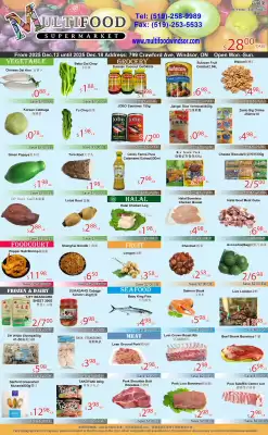 MultiFood Supermarket flyer (valid until 18-12)