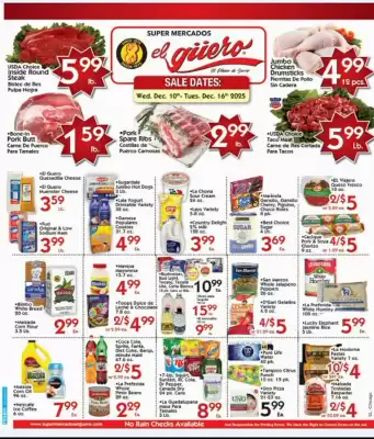 Super Mercados El Guero weekly ad (valid until 16-12)