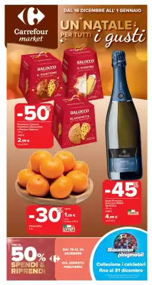 Volantino Carrefour Market (valido fino al 1-01)