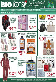 Big Lots weekly ad week 50 Page 1