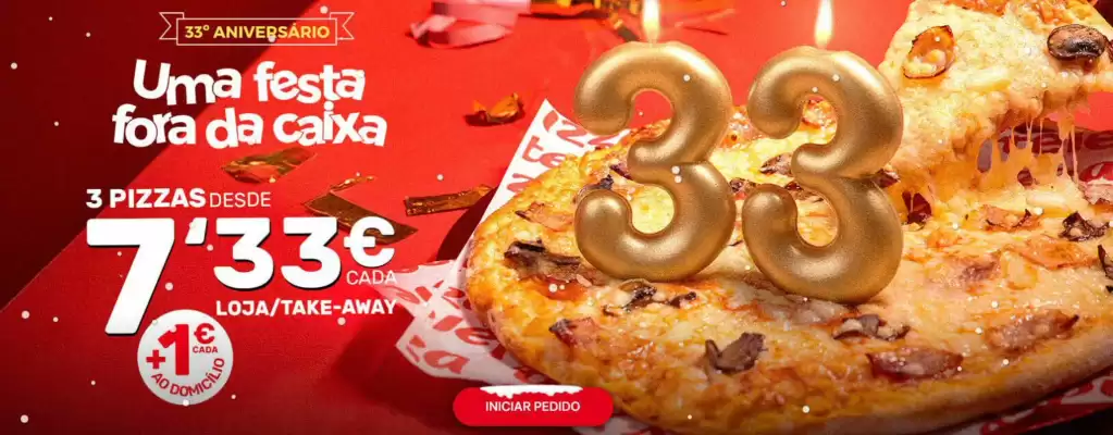 Folheto Telepizza (válido até 31-12)