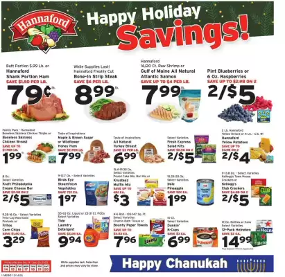 Hannaford flyer (valid until 20-12)