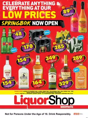 Shoprite Liquor catalogue (valid until 21-12)