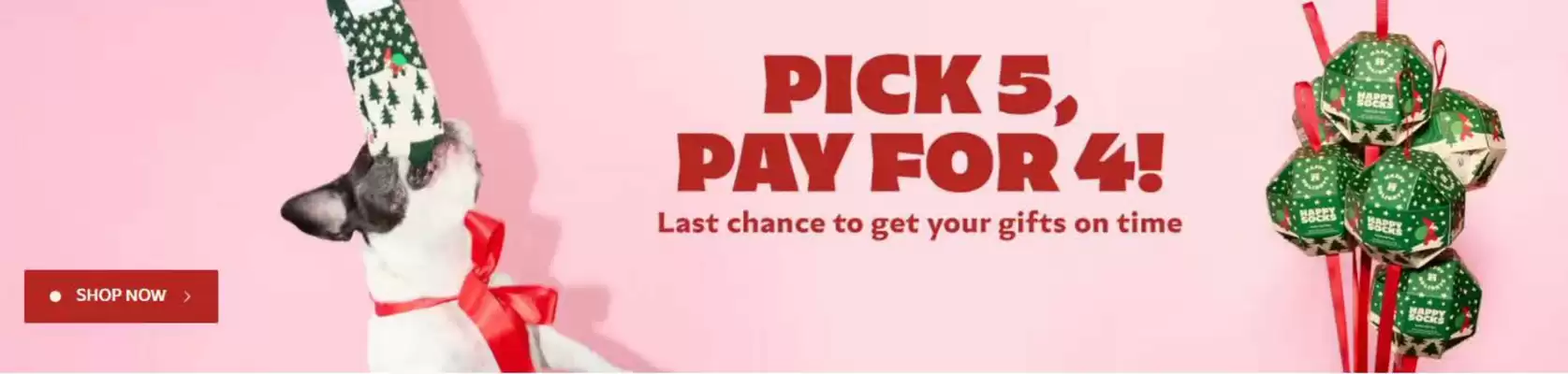 Happy Socks kundeavis (gyldig til 17-12)