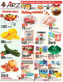 Arz Fine Foods flyer week 50 Page 1