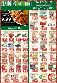 Nations Fresh Foods flyer week 50 Page 1