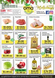 Oma Fresh Foods flyer week 50 Page 1