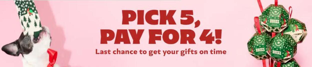 Happy Socks leaflet Page 1