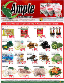 Ample Food Market flyer week 50 Page 1