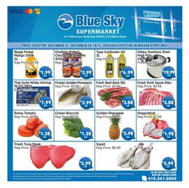 Blue Sky Supermarket flyer week 50 Page 1