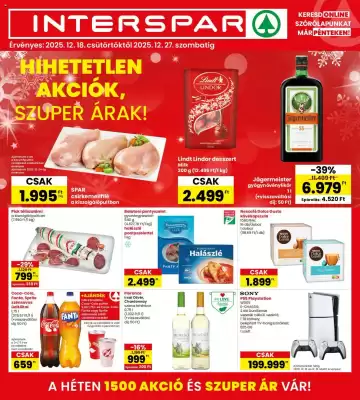 Interspar akciós újság (érvényes eddig: 27-12)