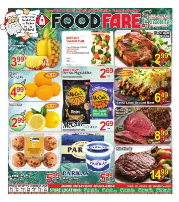 Food Fare flyer (valid until 19-12)