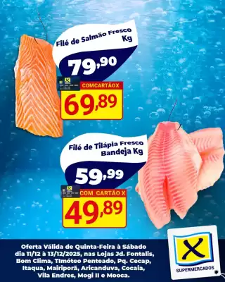 Folheto X Supermercados (válido até 13-12)