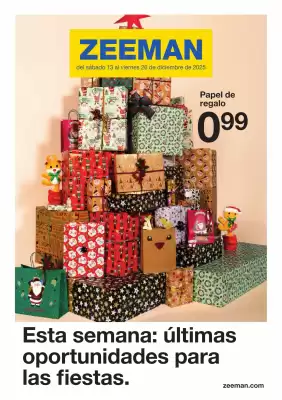 Catálogo Zeeman (válido hasta el 26-12)