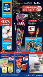 Aldi Süd Prospekt | Feuerwerk Seite 1